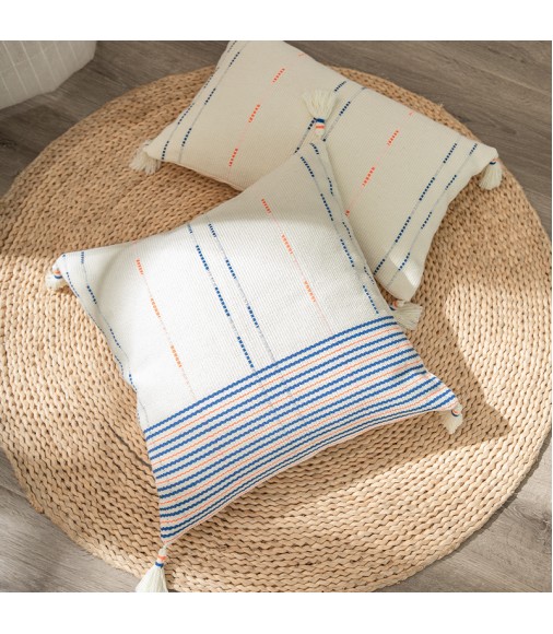 Wholesale Machine Cotton Woven Cushion Case Pillow Cover For Sofa Couch Decorative 