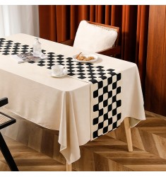 2022 Modern Ins Style Amazon Trending Products Wedding Decor Soft Velvet Polyester Table Runner For Table Decoration 