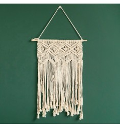 Boho Wall Decor High Quality Custom Cotton Hand Made Woven Butterfly Pattern Bohemian Tapestry Wall Hanging Macrame Home Decor 