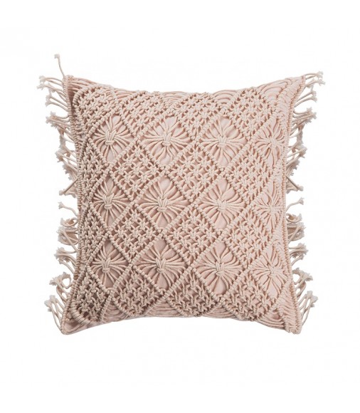 2022 Wholesale Bohemian Home Decorative Handmade Cotton Woven Boho Macrame Cushion Cover 
