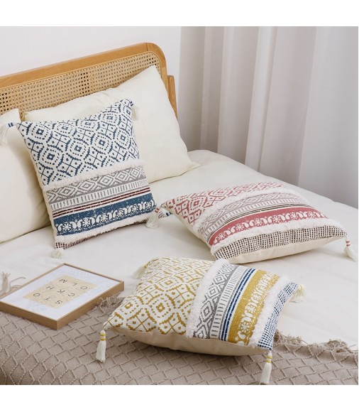 Boho Bedroom Pillow Case Home Pillow Covers Bohemian Cushion Cover Modern Moroccan Style Pillow Cover For Home Decor 