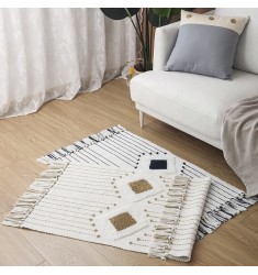 New Launching 2x3 Modern Custom Pattern Floor Mat Handmade Cotton Outdoor Rugs 