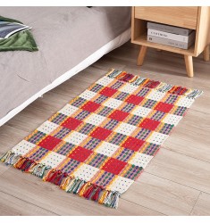 New Hot Selling Livingroom Decorative Floor Mat For Bedroom Home Decoration Carpets And Rugs Colorful Boho Woven Area Rug Carpet 
