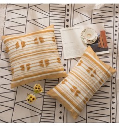 Wholesale Boho Home Decor Sofa Pillows Decorative Set Modern Farmhouse Handmade Stripe Couch Pillow Cover 