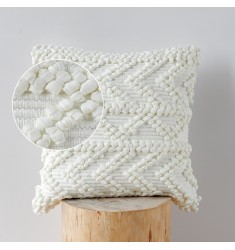 New Arrival High Quality Boho Handmade Geometric Cushion Cover Fabric Woven Decorative Throw Pillow Cover 