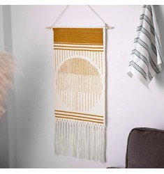 New Arrival Printing Wall Art Hanging Tapestry Modern Boho Hand Knotted Tassels Tapestry Wall Hanging Custom Woven Tapestry 