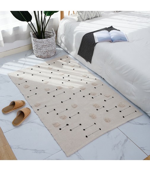 Hot Selling Handmade Tufted Area Rug Carpets Boho Rugs Living Room Throw Cutting Flowers Woven Carpet Hand Tufted 