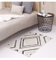 Geometric Wholesale Hand Tufted Door Mat Cotton Woven Living Room Area Carpet Printed Simple Modern Carpets 