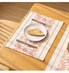 Modern Printed Cotton Woven Tassel Folded Placemats Set Dining Room Table Home Decorative Table Mat 