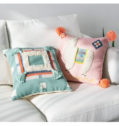 New Boho Home Sofa Couch Kids Room Decor Colorful Geometric Handmade Woven Tufted Throw Pillow Cushion Covers 18x18 