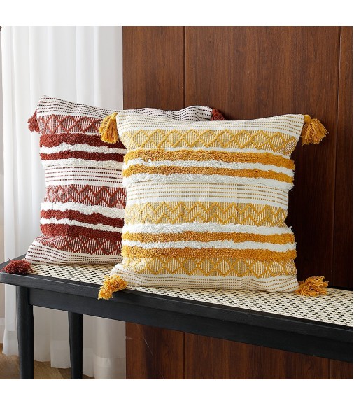 New Arrival Decoration Throw Pillow Covers Boho Home Sofa Couch Decor Tufted Cushion Covers Manufacturers Cushion Cover 