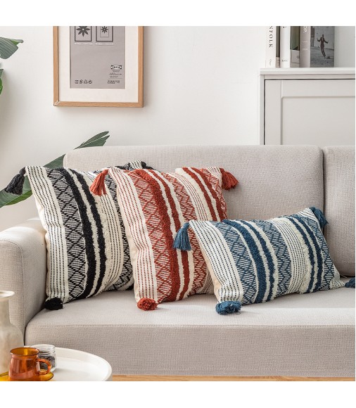 2022 New Arrival Decoration Boho Throw Pillow Covers Home Sofa Couch Decor Tufted Cushion Covers Manufacturers Pillow Cover 