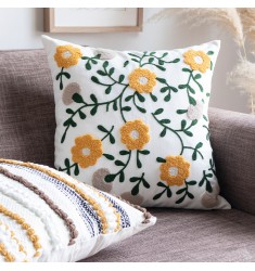 New Arrival High Quality Modern Cushion Covers Embroidered Home Sofa Decoration Farmhouse Hand Woven Printed Cushion Cover 