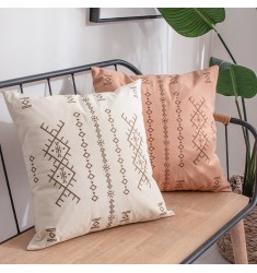 High Quality Pillow Covers Boho Nordic Modern Home Decor 100% Cotton Embroidered Farmhouse Boho Throw Pillow Covers 