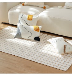New designer nordic korean style chenille anti-slip mat jacquard multifunctional large area rugs for home floor decor
