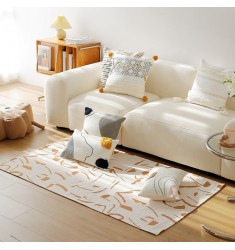 2022 New designer nordic korean style anti-slip artistic mat jacquard multipurpose large area rugs for home floor decor