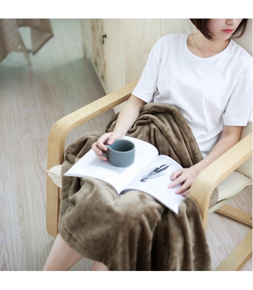 Cheap Fast Ship Simple Winter Super Soft Warming Solid Colours Fleece Blanket For Bed Sofa 