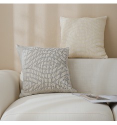 Factory Price New Modern Style Designer Polyester/cotton Jacquard Washing Process Pillow Covers 