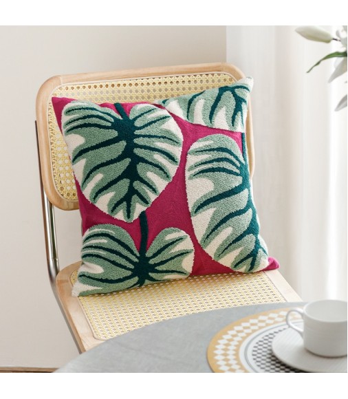 2022 New Arrival Factory Price Spring Flower Embroidery Cushion Cover Wholesale Decorative Pillow Covers For Sofa Livingroom 
