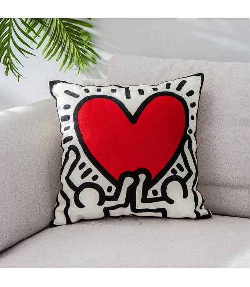 2022 Designer Cartoon Best Quality Christmas Decorative Sofa Wholesale Embroidered Pillow Cover For Kids Room Decor 