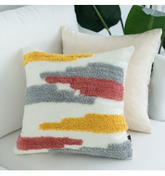 Modern New Product Ideas 2022 Tufted Trending Decorative Geometric Stripe Throw Luxury Pillow Cover 
