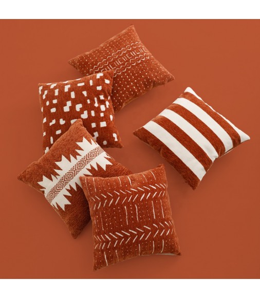 Spring New Luxury High Quality Woven Cushion Covers Low Moq Washable Chenille Jacquard Pillow Cover For Home Decor 