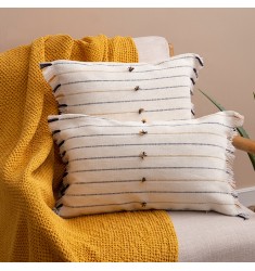 Amazon Hot Selling New Launch Bohemia Handmade Cotton Woven Wholesale Cushion Covers Trending Pillow Covers 