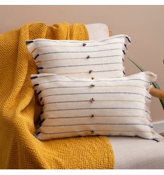 Amazon Hot Selling New Launch Bohemia Handmade Cotton Woven Cushion Covers Trending Pillow Covers 