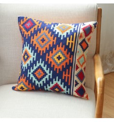 2022 Unique Products Geometric Best Selling Embroidered Cushion Cover High Quality Decorative Pillow Covers 