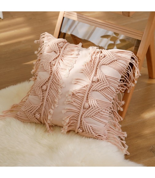 Amazon Best Selling New Designer Boho Cotton Macrame Handmade Decorative Pillow Covers For Home Decor 