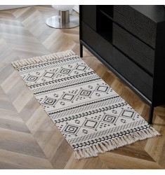 In Stock Low Moq Cheap Printed Cotton Woven High Quality Area Rugs For Home Decor 