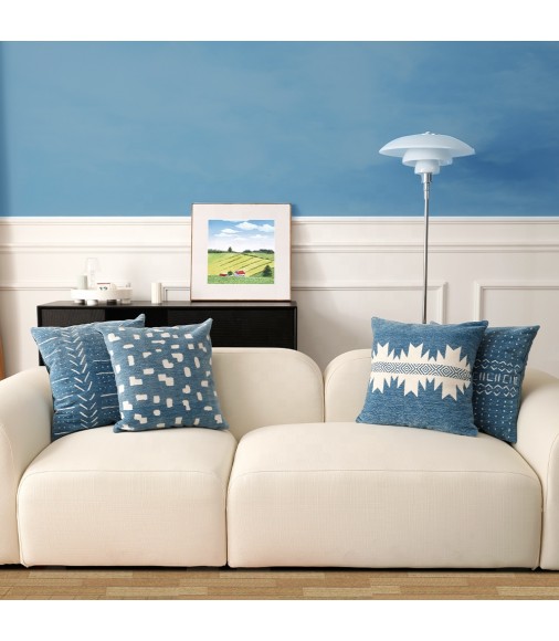 Trend Modern Designer Spring Soft Cushion Covers Decorative Chenille Jacquard Pillow Cover For Home Decorative 
