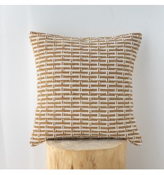 Trending Products New Arrival Farmhouse Decor Brown And Beige Neutral Texture Woven Throw Pillow Cover 