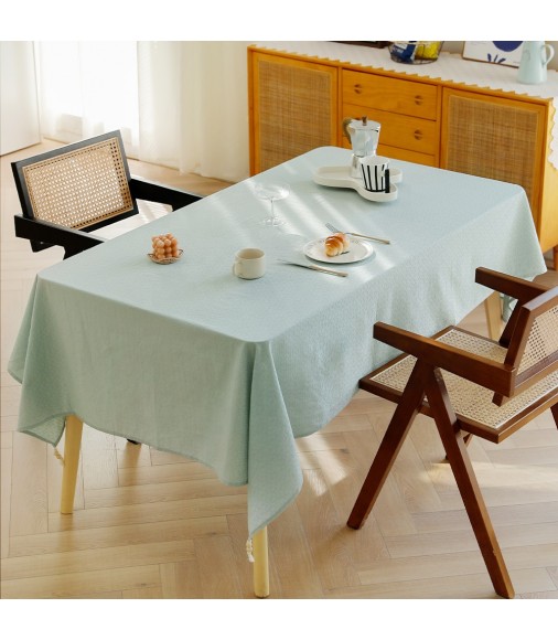 New Arrival Korean Hot Selling 100% Washable Cotton Jacquard Coffee Table Cloth 