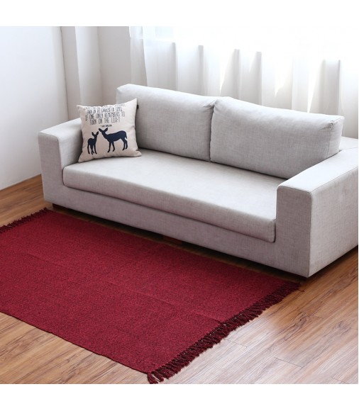Hot Selling High Quality Floor Carpets And Rugs Custom Modern Farmhouse Living Room Handmade Knotted Washable Area Rug 