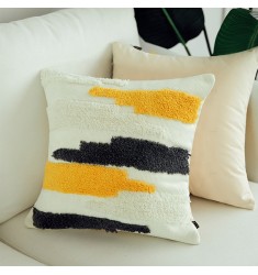 High-quality Home Sofa Bedroom Decoration Sublimation Blank Handmade Tufted Moroccan Cushions Cover Woven Solid 1pc/opp Bag