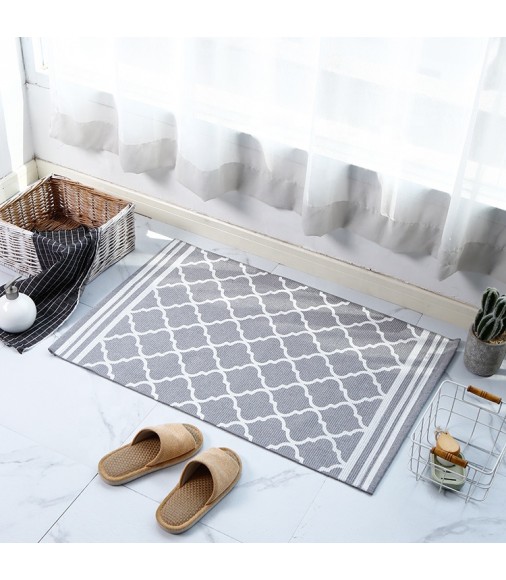New Arrival Geometry Design Washable Floor Mat Custom China Carpet Floor Mats For Bathroom Living Room 