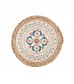 New Boho Chic Luxury Dining Table Decor Round Woven Placemat With Natural Water Hyacinth Edge 