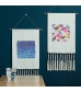 MOCOFO Bohemian Macrame Wall Hanging Set (2pcs) - Woven Tapestry with Tassels for Home Decor, Living Room, Bedroom