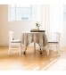 MOCOFO Cotton Linen Tablecloth - Striped Rectangle Table Cover for Kitchen Dining
