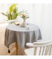 MOCOFO Cotton Linen Tablecloth - Striped Rectangle Table Cover for Kitchen Dining