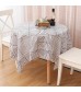 MOCOFO Waterproof Plaid Tablecloth - Odorless Table Cover for Kitchen Dining