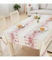 MOCOFO Fish Pattern Tablecloth - Rectangular Table Cover for Dining Kitchen