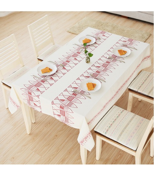 MOCOFO Fish Pattern Tablecloth - Rectangular Table Cover for Dining Kitchen
