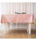 MOCOFO Solid Color Tablecloth - Soft Rectangle Table Cover for Dining Kitchen
