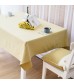 MOCOFO Solid Color Tablecloth - Soft Rectangle Table Cover for Dining Kitchen