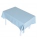 MOCOFO Solid Color Tablecloth - Soft Rectangle Table Cover for Dining Kitchen