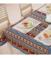 MOCOFO Bohemian Stripe Tablecloth - Colorful Rectangle Table Cover for Dining