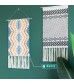 MOCOFO Tribal Geometric Woven Wall Hanging Set (4pcs) - Bohemian Tapestry with Tassels for Living Room, Bedroom Decor
