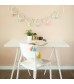 MOCOFO Boho Macrame Garland Wall Hanging Banner with Colorful Tassels - Handmade Woven Cotton Rope Decoration for Nursery, Party, Home Decor